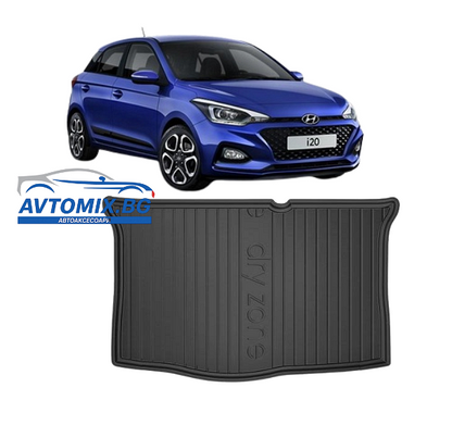 Covoraș portbagaj cauciuc Hyundai i20 din 2008-2015, DRY ZONE / Hatchback