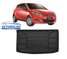 Rubber boot liner for Hyundai i20 2008-2015, ProLine 3D / Hatchback 5 doors