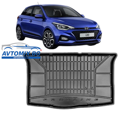 Rubber boot liner for Hyundai i20 2008-2015, ProLine 3D /Hatchback