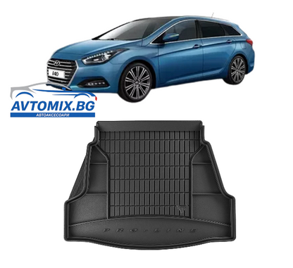 Гумена стелка за багажник Hyundai i40  от 2011-2019г., ProLine 3D / седан