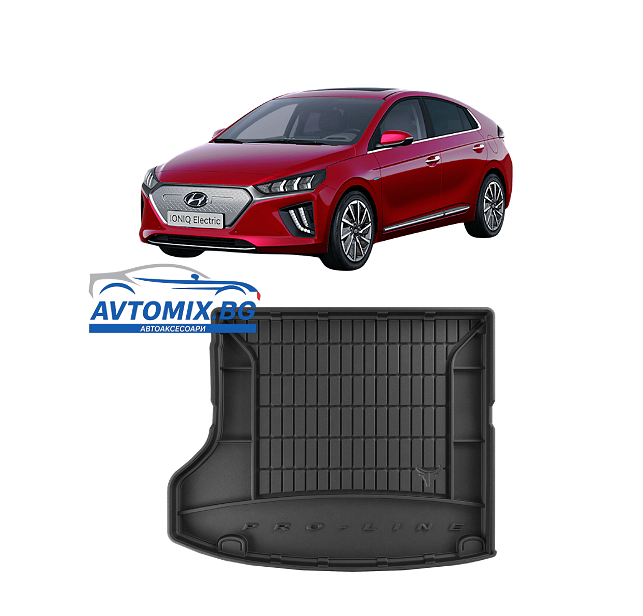Гумена стелка за багажник Hyundai Ioniq от 2016-2022г ProLine 3D