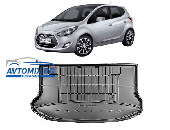 Гумена стелка за багажник Hyundai iX20  от 2010-2019г., ProLine 3D за горно положение на багажника