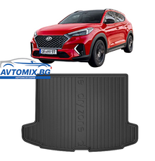 Гумена стелка за багажник Hyundai Tucson от 2020г., DRY ZONE за горно положение на багажника без Plug-in хибрид