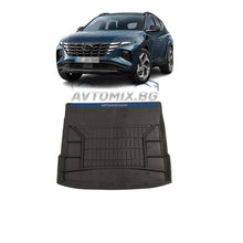 Гумена стелка за багажник Hyundai Tucson след 2020 г., долно/второ дъно, ProLine 3D