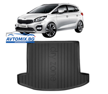 Гумена стелка за багажник KIA Carens от 2013-2019г., DRY ZONE 7 местен/сгънати 3ти ред седалки/
