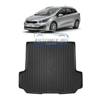 Rubber trunk mat Kia Ceed station wagon with side pockets, without speakers, from 2018 onwards, DRY ZONE