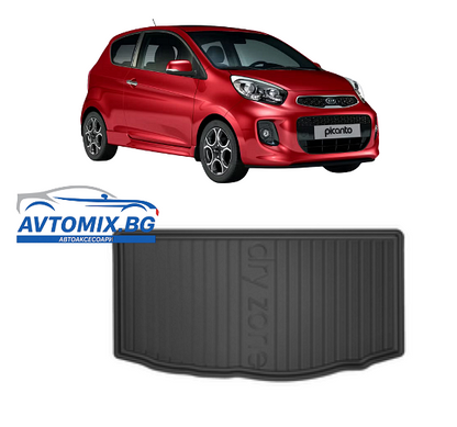 Гумена стелка за багажник KIA Picanto от 2011-2017г., DRY ZONE