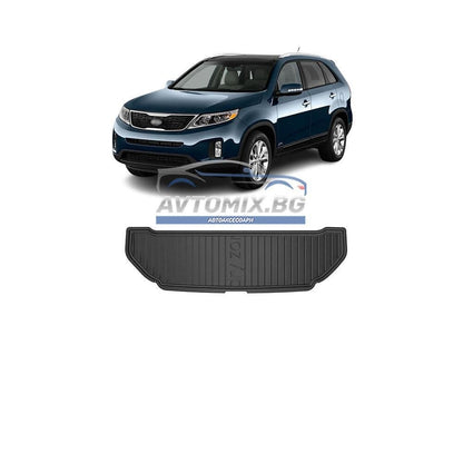 Гумена стелка за багажник KIA Sorento 7-места, вдигнати седалки, 2015-2020 г., DRY ZONE