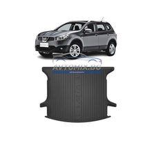 Rubber boot mat for Nissan Qashqai +2, 7-seater 2006-2013, DRY ZONE