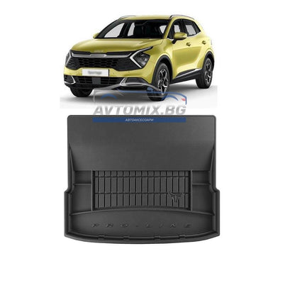 Гумена стелка за багажник Kia Sportage хибрид и plug-in хибрид след 2021 г., долно/второ ниво, ProLine 3D