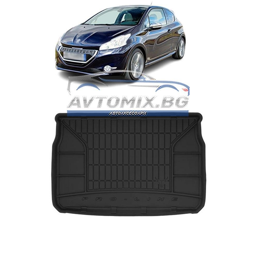 Гумена стелка за багажник Peugeot 208 2012-2019 г., ProLine 3D