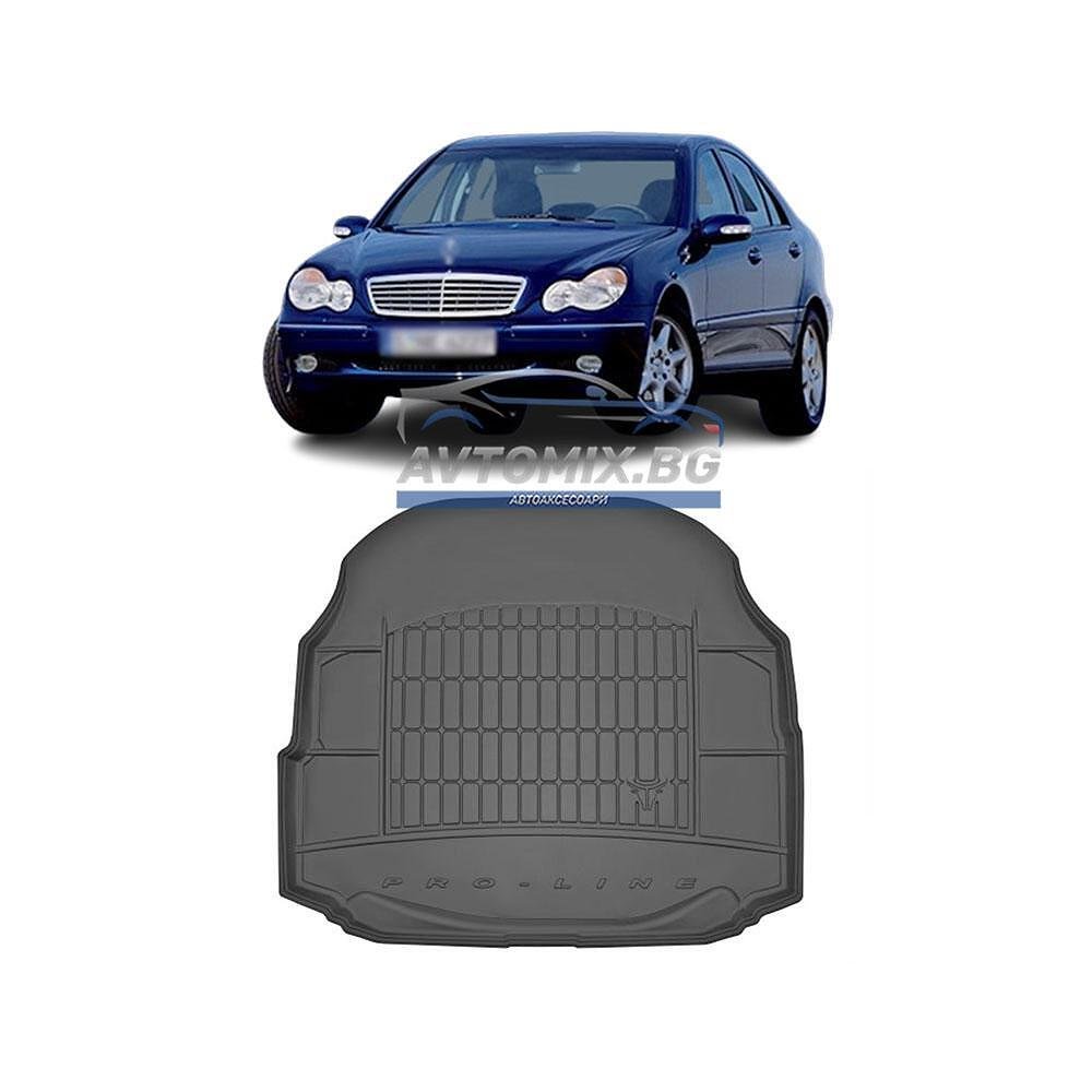 Гумена стелка за багажник Mercedes C class W203 седан 2000-2007 г., ProLine 3D