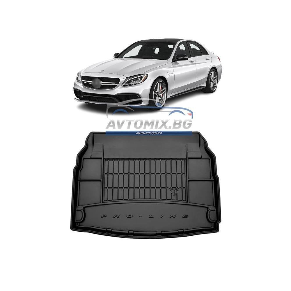 Гумена стелка за багажник Mercedes C class W205 седан 2014-2021 г., ProLine 3D
