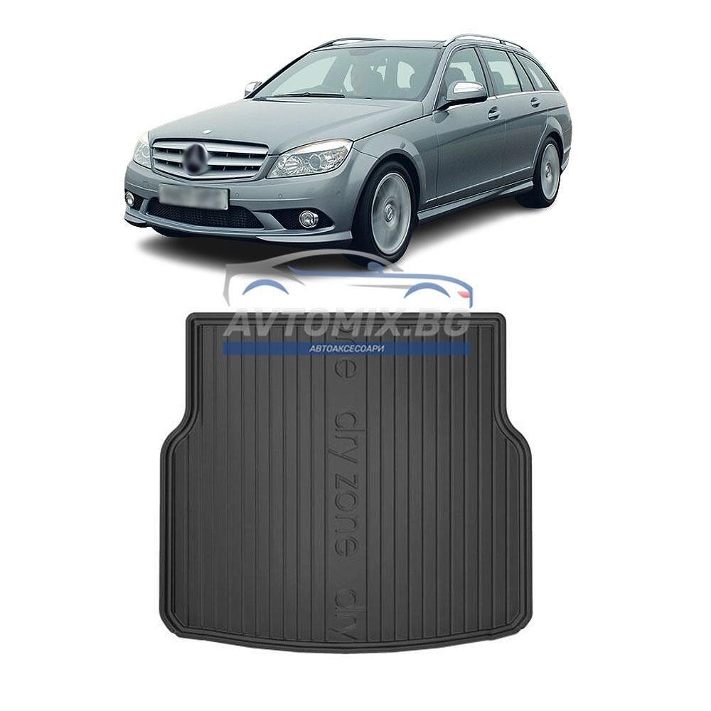 Гумена стелка за багажник Mercedes C class W204 комби 2007-2014 г., DRY ZONE
