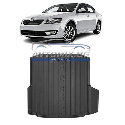 Гумена стелка за багажник Skoda Octavia 3 седан 2012-2019 г., DRY ZONE