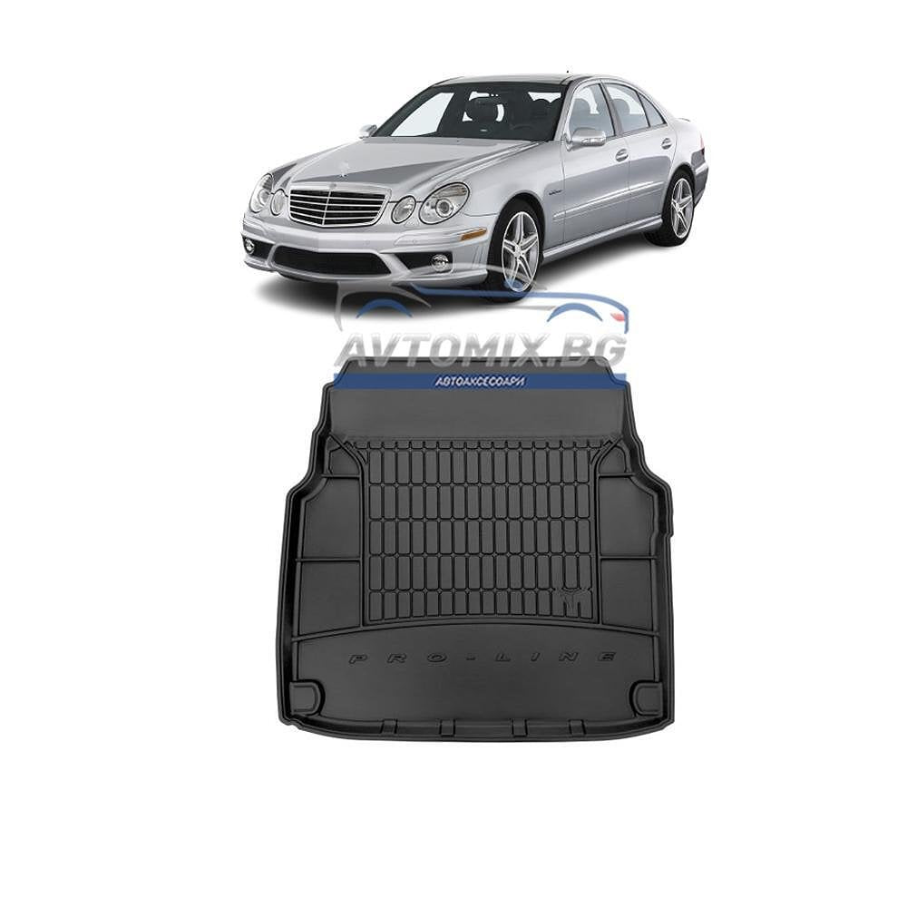 Rubber Trunk Mat for Mercedes E-Class W211 2002-2009, ProLine 3D