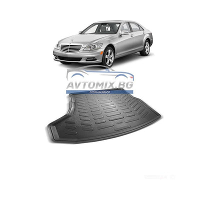 Covoraș de cauciuc pentru portbagaj Mercedes S-Class W221 2005-2013, RizLine