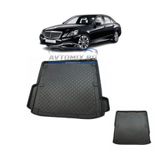 Covoraș de cauciuc pentru portbagaj Mercedes E class W212 2009-2016, cu prelungiri laterale decupabile, Astar