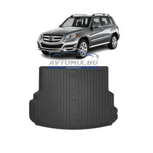 Rubber boot mat for Mercedes GLK X204 2008-2015, DRY ZONE