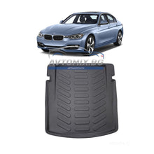 Rubber trunk mat for BMW F30 sedan 3 Series, 2012 onwards, RizLine