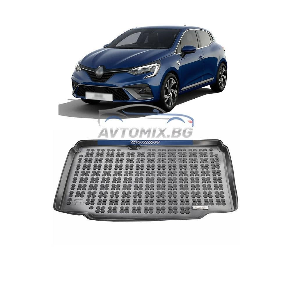 Гумена стелка за багажник Renault Clio след 2019 г., долно/второ дъно, Rezaw Plast