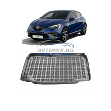 Covoraș de cauciuc pentru portbagaj Renault Clio după 2019, portbagaj inferior/al doilea nivel, Rezaw Plast