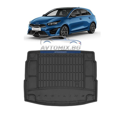 Rubber boot liner Kia Ceed hatchback after 2018, upper/first level, ProLine 3D