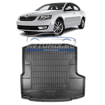 Гумена стелка за багажник Skoda Octavia 3 седан 2012-2019 г., ProLine 3D