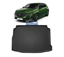 Rubber Trunk Liner for Peugeot 308 2014-2021, DRY ZONE / Hatchback