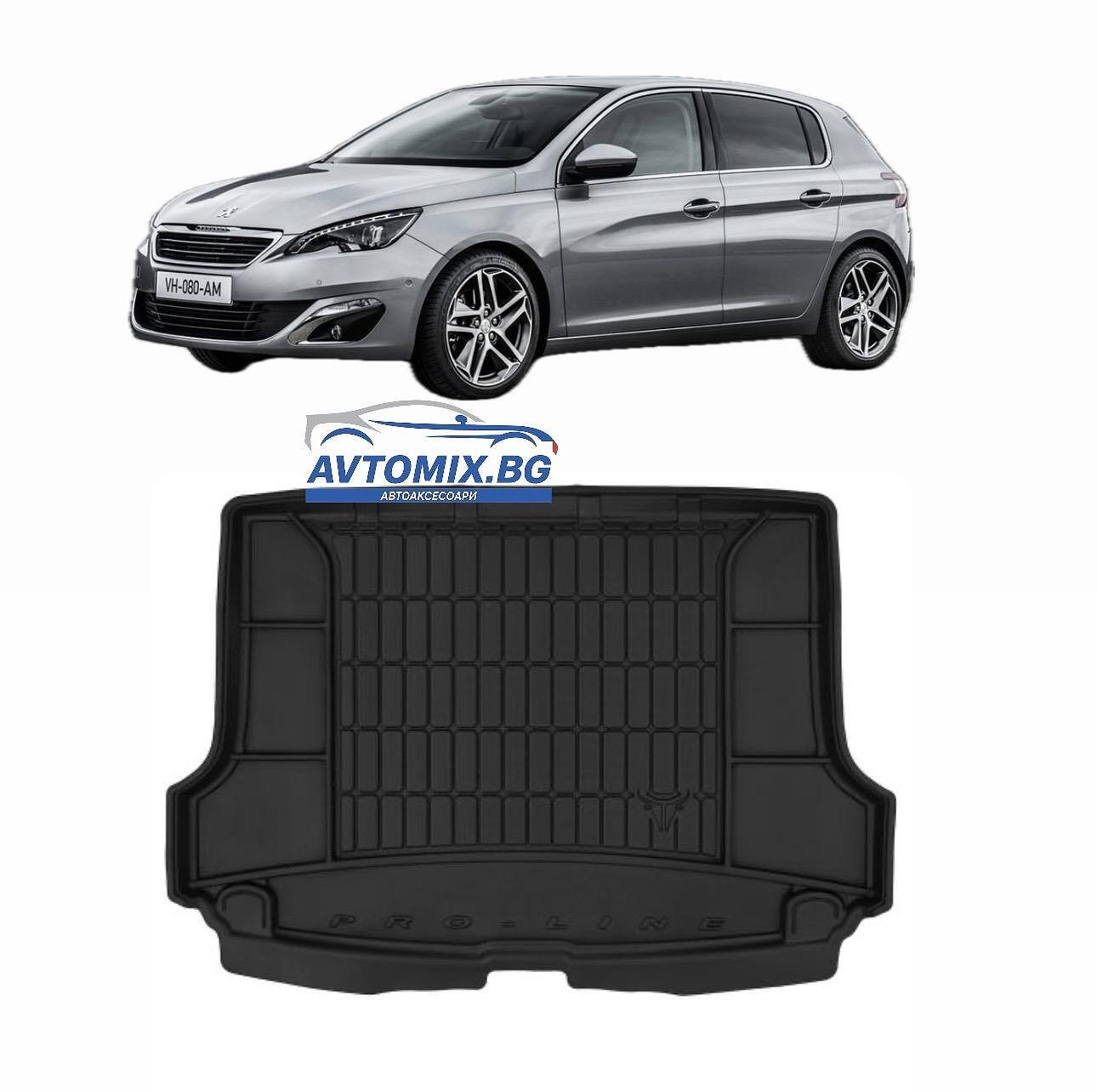 Гумена стелка за багажник Peugeot 308 от 2009-2015г., ProLine 3D/ комби