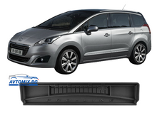 Rubber trunk mat Peugeot 5008 Minivan 7-seater after 2017, ProLine 3D