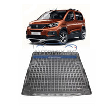 Rubber boot liner Peugeot Rifter Long from 2018, 5- and 8-seater, Rezaw Plast