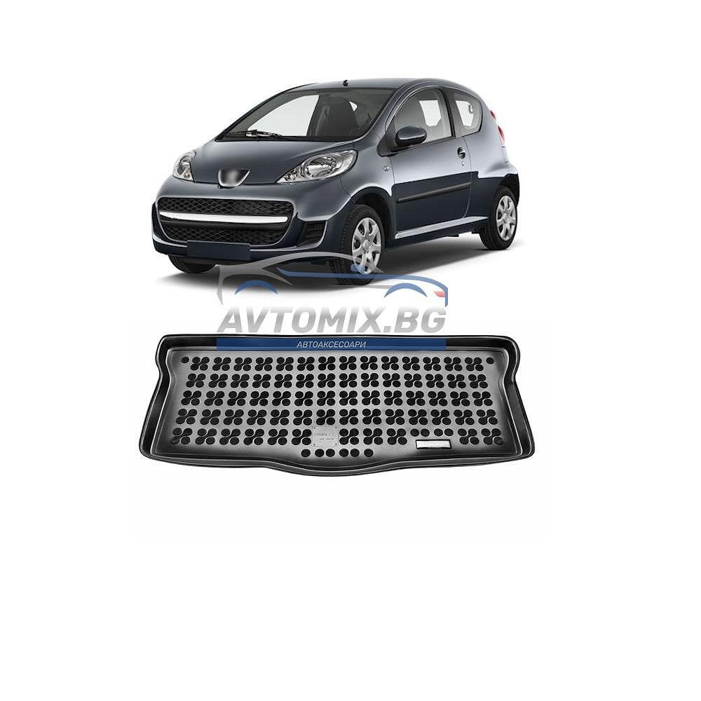 Гумена стелка за багажник Peugeot 107 2005-2014 г., Rezaw Plast