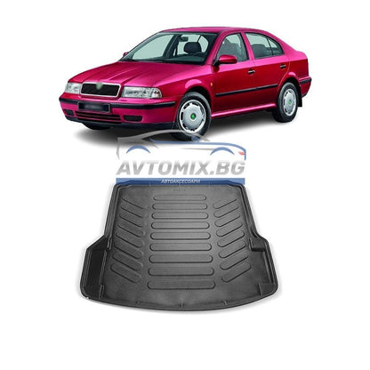 Rubber trunk mat Skoda Octavia 1996-2004, RizLine