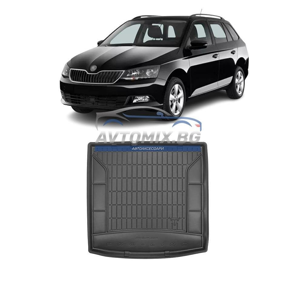 Covoraș de cauciuc pentru portbagaj Skoda Fabia combi 2014-2021, ProLine 3D