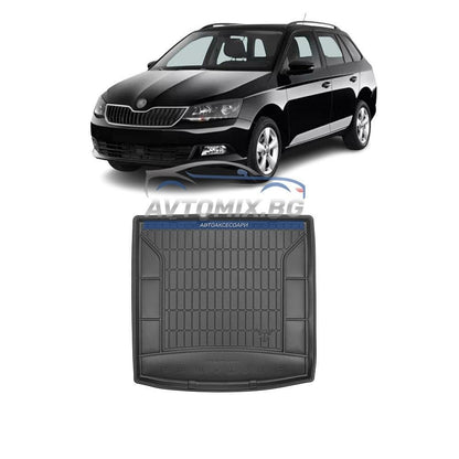 Covoraș de cauciuc pentru portbagaj Skoda Fabia combi 2014-2021, ProLine 3D