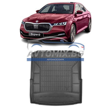 Covoraș de cauciuc pentru portbagaj Skoda Superb sedan 2015-2023, ProLine 3D