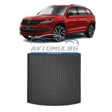 Covoraș de cauciuc pentru portbagaj Skoda Kodiaq 5 locuri după 2016, DRY ZONE