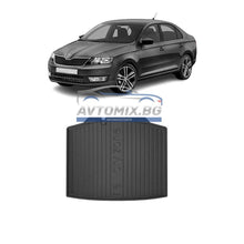 Rubber Trunk Mat Skoda Rapid Hatchback 2012-2022, DRY ZONE