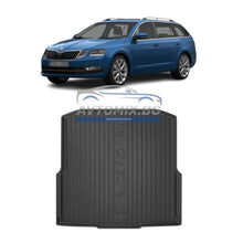 Tavă portbagaj cauciuc Skoda Octavia 3 combi fără buzunare laterale 2012-2019, DRY ZONE