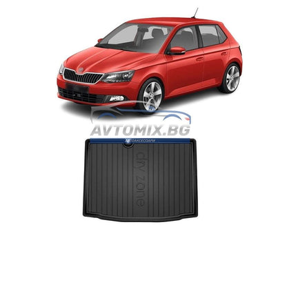 Гумена стелка за багажник Skoda Fabia 2014-2021 г., DRY ZONE