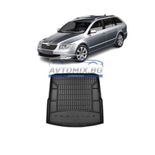 Rubber trunk mat Skoda Superb station wagon 2008-2015, without side extensions, ProLine 3D