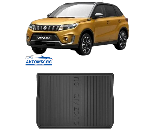 Covoraș de cauciuc portbagaj Suzuki Vitara din 2015-2018, DRY ZONE /poziția superioară a portbagajului