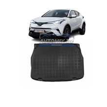 Rubber boot mat for Toyota C-HR hybrid and petrol, post-2016, Rezaw Plast