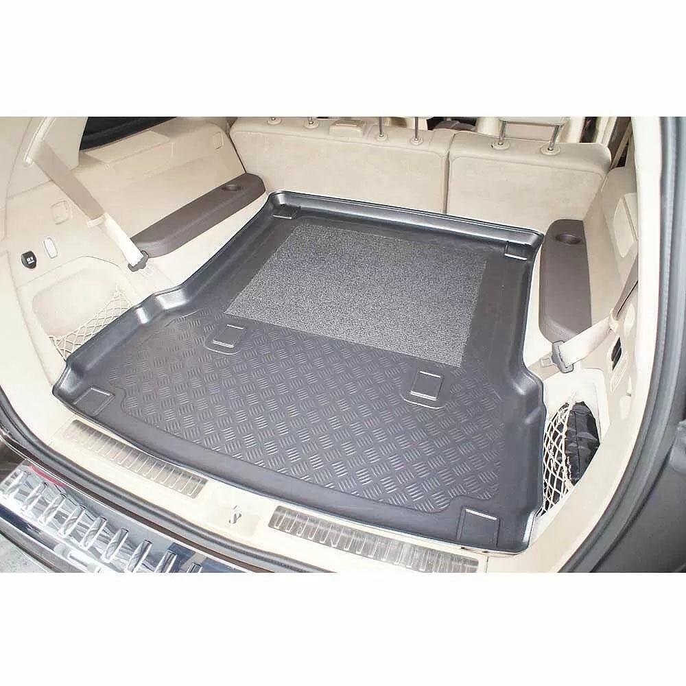 Rubber trunk mat for Mercedes GL X166 7-seater with third row seats folded down, 2012-2015, Astar