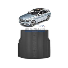 Rubber trunk mat Mercedes C class W205 estate 2014-2021, DRY ZONE
