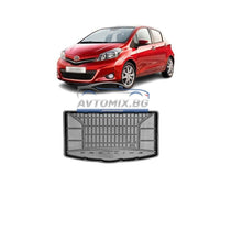 Гумена стелка за багажник Toyota Yaris хечбек 2011-2020 г.,  ProLine 3D