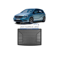 Covoraș portbagaj cauciuc Mercedes B class W246 2011-2018, podea inferioară/a doua, ProLine 3D