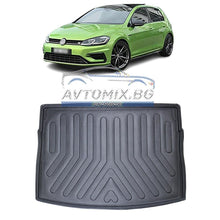 RizLine Rubber Trunk Mat for VW Golf 7 Hatchback 2012-2020