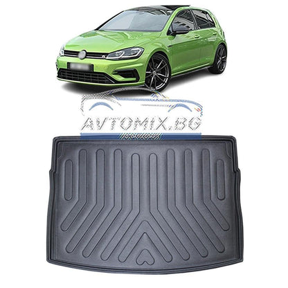 RizLine Rubber Trunk Mat for VW Golf 7 Hatchback 2012-2020